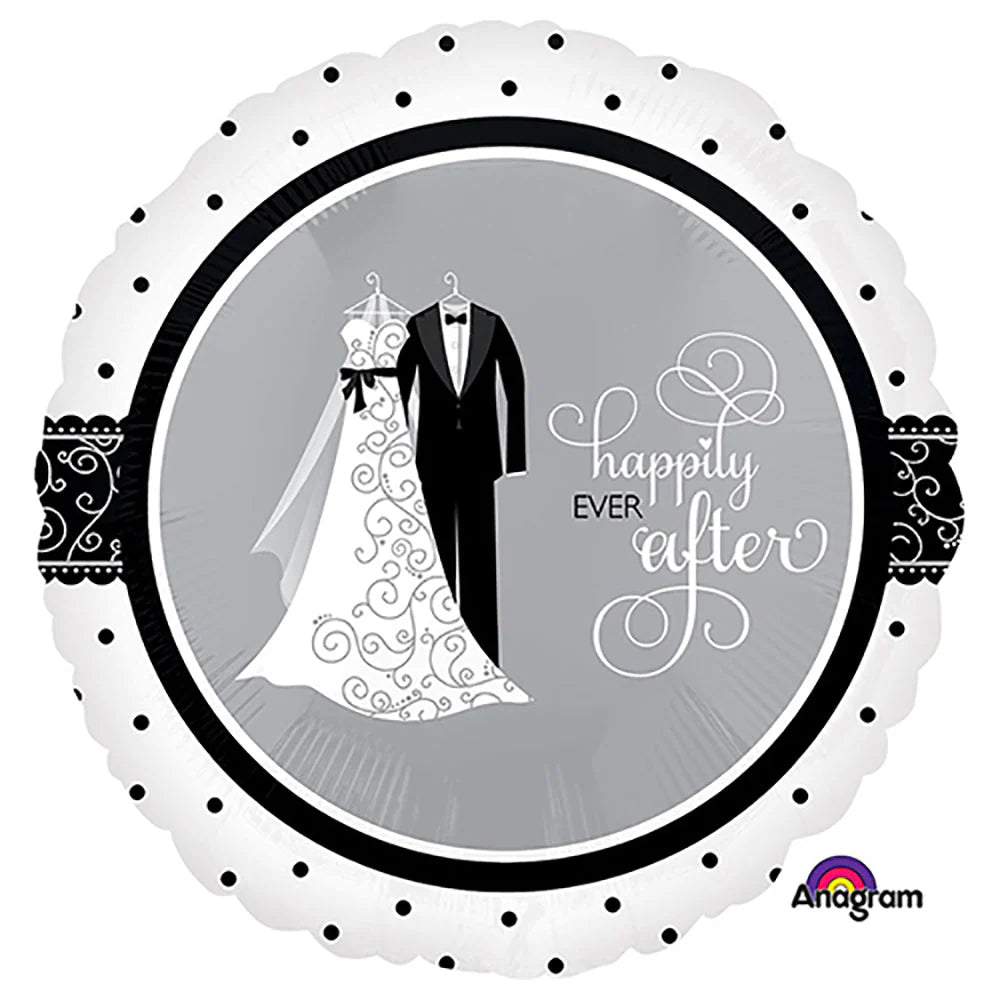 Anagram 17“ Black & White Wedding